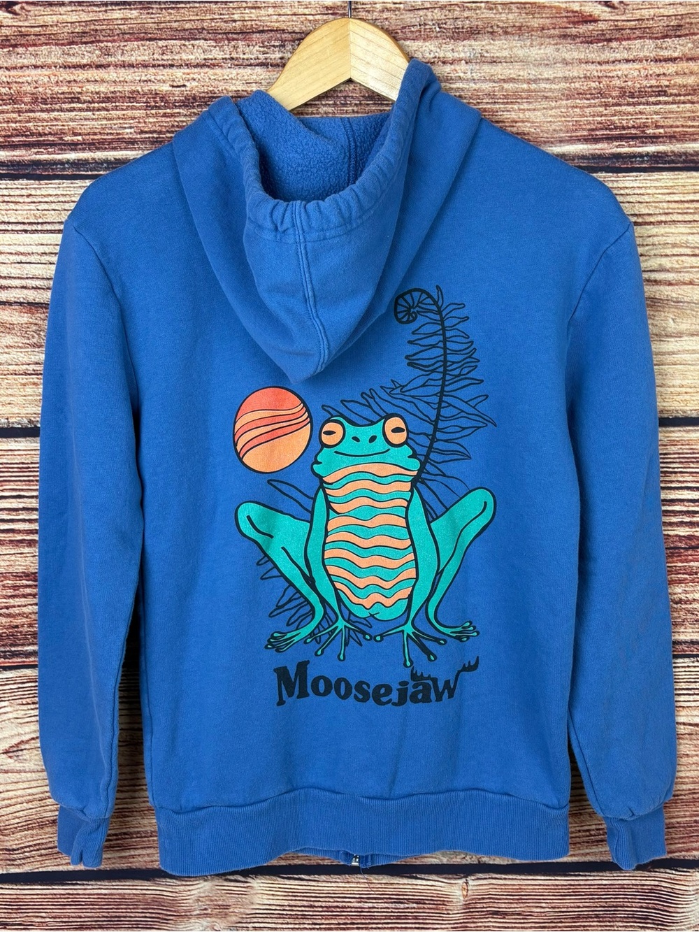 Moosejaw Outdoor Blue Frog Hooded Jacket